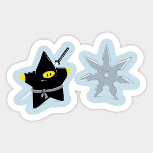 Ninja Stars Sticker